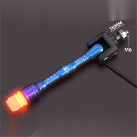 Motorcycle Light Accessories Calf Electric Scooter (Option: Burns blue red light)