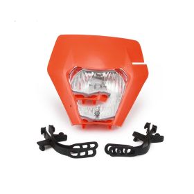 General Modified Headlight Assembly For Off-Road Motorcycles (Color: Orange)