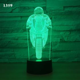 Motorcycle led desk lamp (Option: 2style)