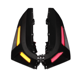 NMAX155 Modified Turn Signal Steering Light (Option: Red yellow-Double steering)