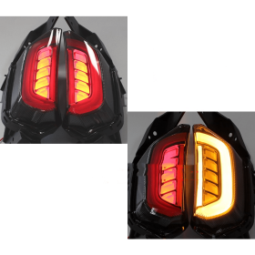 NMAX155 Modified Turn Signal Steering Light (Option: Red yellow-Single steering)